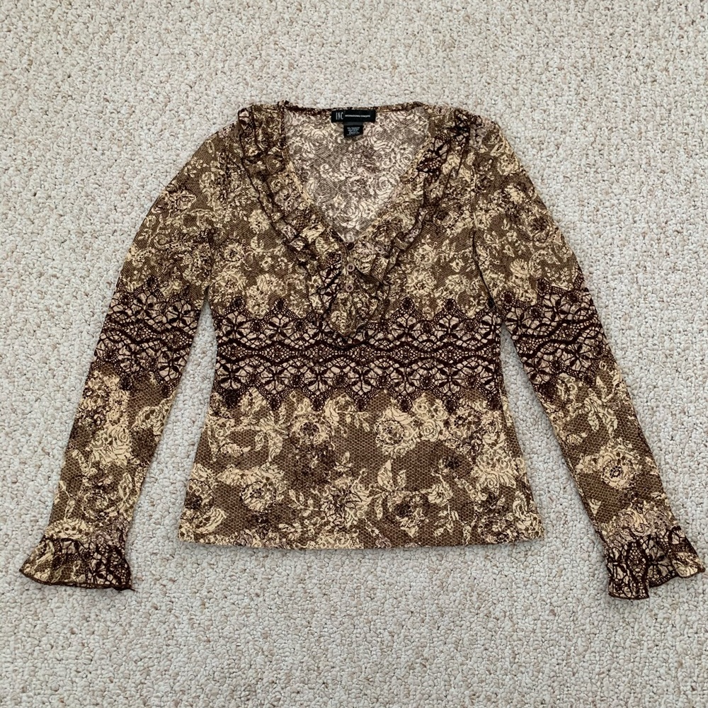 INC lace top, size small
